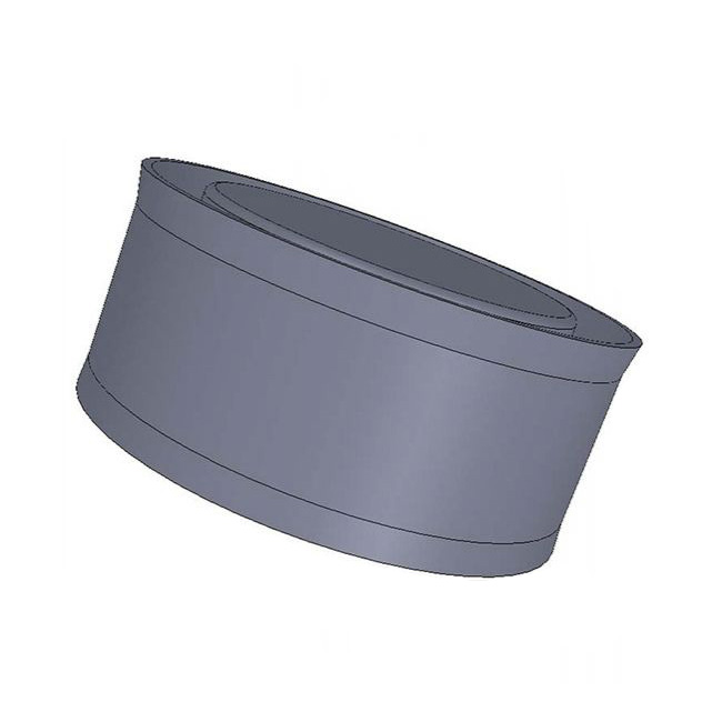 活塞，1/10加仑，黑色，LDPE(QTY = 1000)